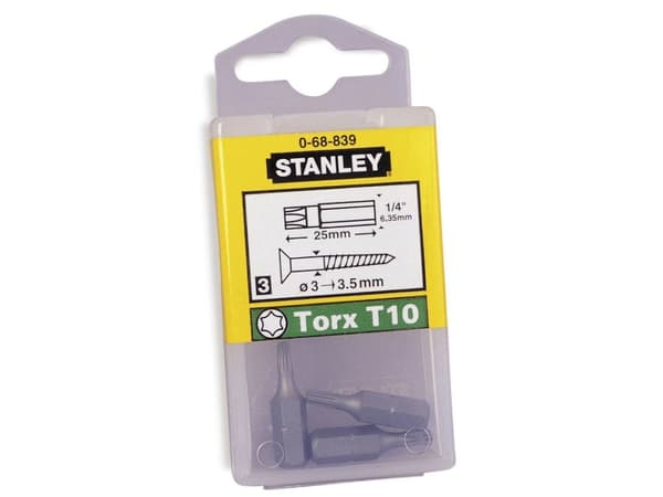 Stanley Torx bit 1/4" T30x25mm 25 stk. (68-845)