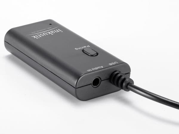 in-akustik Premium Bluetooth Audio Transmitter & Splitter - Bluetooth wireless audio transmitter/splitter - svart