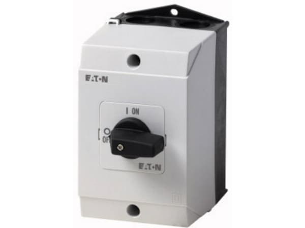 Eaton P1-25/I2, Vipukytkin, 3P, Musta, Valkoinen, IP65, 100 mm, 107 mm