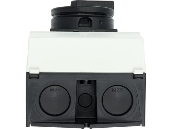 Eaton P1-25/I2/SVB-SW, Vippströmställare, 3P, Svart, Vit, IP65, 100 mm, 115 mm