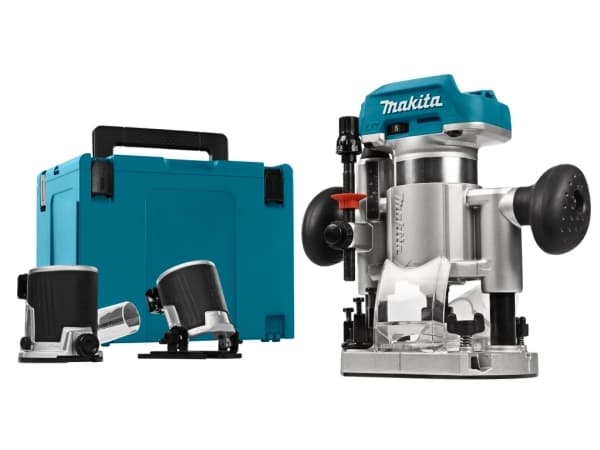 Makita DRT50 - Trim router - trådløs - flens 8 mm - uten batteri - 18 V - SOLO