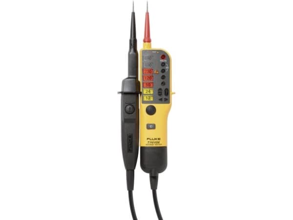 Fluke T110/VDE kaksinapainen jännitetesteri CAT III 690 V, CAT IV 600 V LED, akustiikka, tärinä