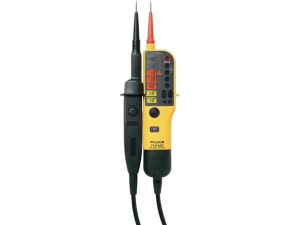 Fluke T110/VDE kaksinapainen jännitetesteri CAT III 690 V, CAT IV 600 V LED, akustiikka, tärinä
