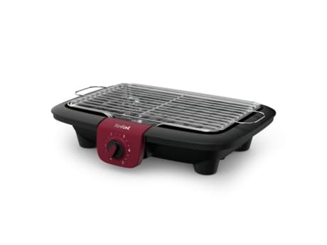 Tefal BG90F5, Svart, Röd, Plast, Termoplast, Matlagningsstation, Grid, 370 x 235 mm, 4 ben