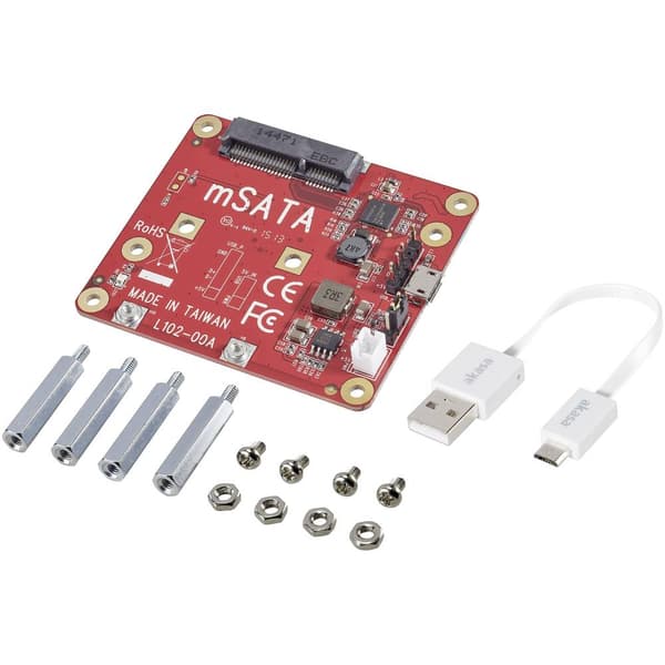 Renkforce USB/mSATA-Converter + Cable Board Passar till: Raspberry Pi®