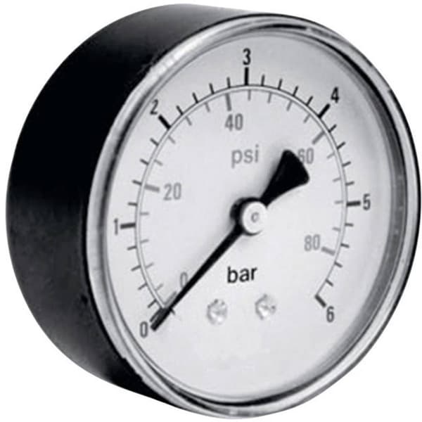 ICH Manometer 306.63.16 Anslutning (Manometer): Baksida 0 till 16 bar Yttergänga 1/4 1 st
