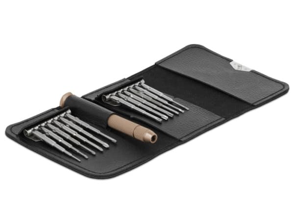 Delock Toolkit for Computer and Smart Phones - Screwdriver handle with bit set - 13 delar - i fodral
