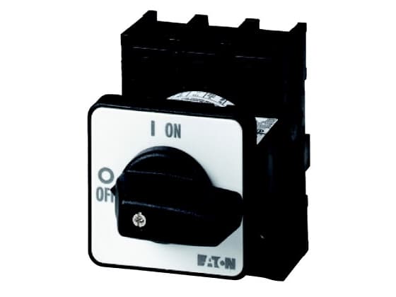 Eaton P1-32/E, Toggle switch, 3P, Svart, Vit, IP65, 48 mm, 48 mm