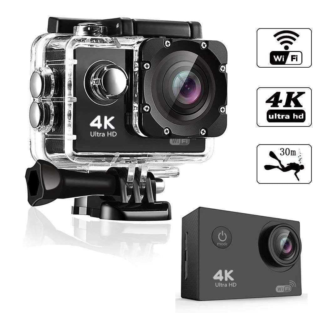 Ny Wifi Mini Smart HD Utomhus vattentät kamera 4K Sports DV