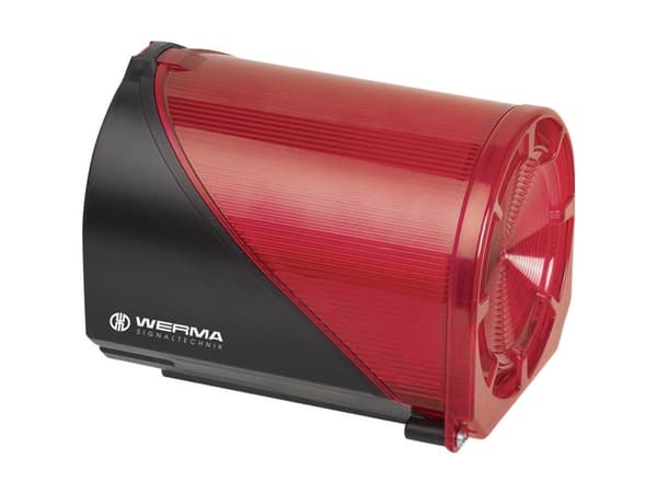 Werma 444.100.75, Punainen, 50000 h, Polykarbonaatti (PC), -30 - 50 °C, IP65, UKCA