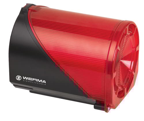 Werma 444.100.75, Punainen, 50000 h, Polykarbonaatti (PC), -30 - 50 °C, IP65, UKCA