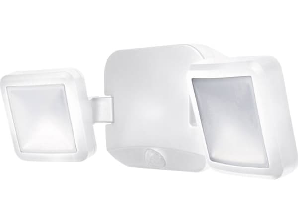 LEDVANCE Battery Double - Sikkerhetslys - LED x 2 - 10 W - kjølilg hvitt lys - 4000 K - hvit