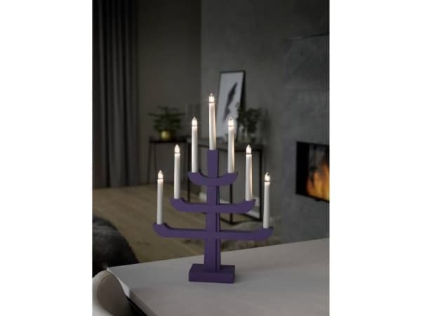 Konstsmide 3586-480 Lichtbogen varm vit glödlampa lila