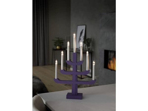 Konstsmide 3586-480 Lichtbogen varm vit glödlampa lila