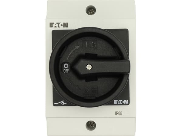 Eaton T0-3-15680/I1/SVB-SW, Vippströmställare, 3P, Svart, Vit, IP65, 80 mm, 130 mm