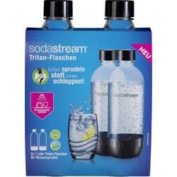 Sodastream PET-flaske PET-Flasche 1 L Duopack Tritan DWS Sort, Klar