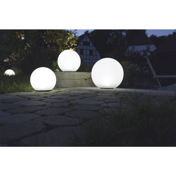 Heitronic 35421 Boule Solcells-dekorationsbelysning Kula LED LED fast installerad 0.2 W Vit