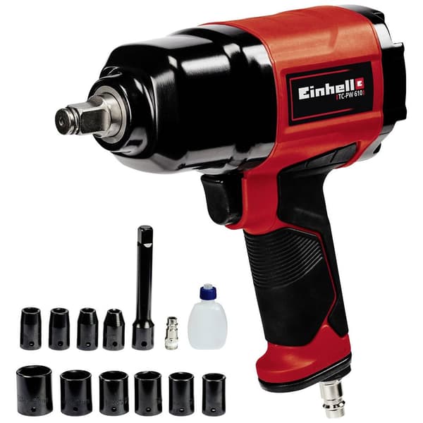 Einhell TC-PW 610 4138960 Pneumatisk mutterdragare Vridmoment (max.): 610 Nm