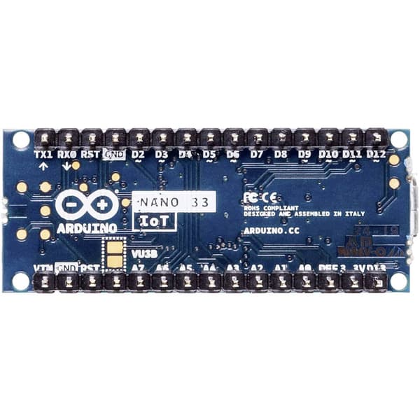 Arduino ABX00032 Kort Nano 33 IoT with headers Nano