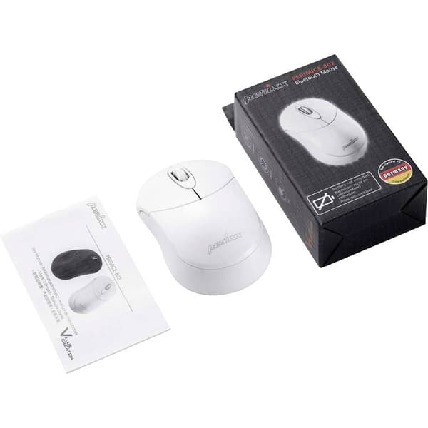 Perixx PERIMICE-802 W WiFi mus Bluetooth Optisk Vit 3 Knappar 1000 dpi