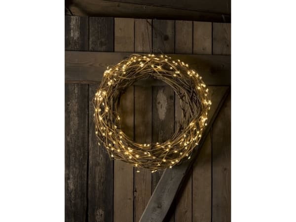 Konstsmide 6371-180, Ljusdekoration, slinga, Guld, Metall, Plast, IP20, Star, 200 lamp(or)