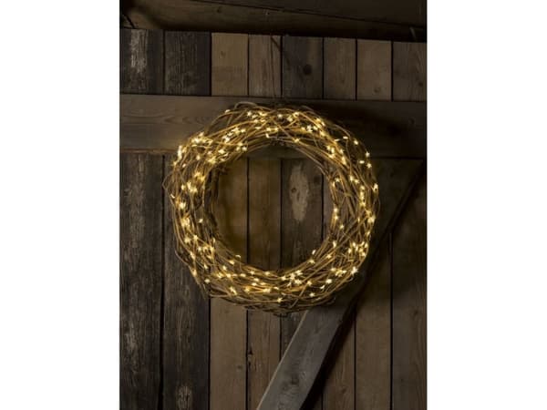 Konstsmide 6371-180, Ljusdekoration, slinga, Guld, Metall, Plast, IP20, Star, 200 lamp(or)