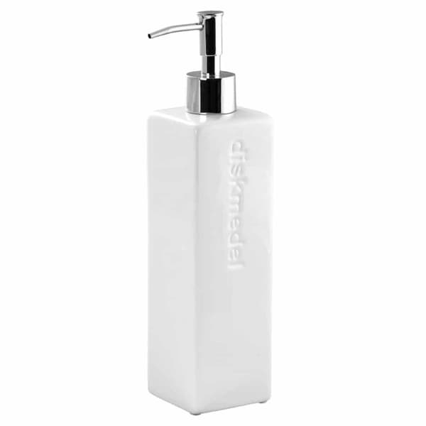 Diskmedelspump Kub Vit Cult Design 25 cm
