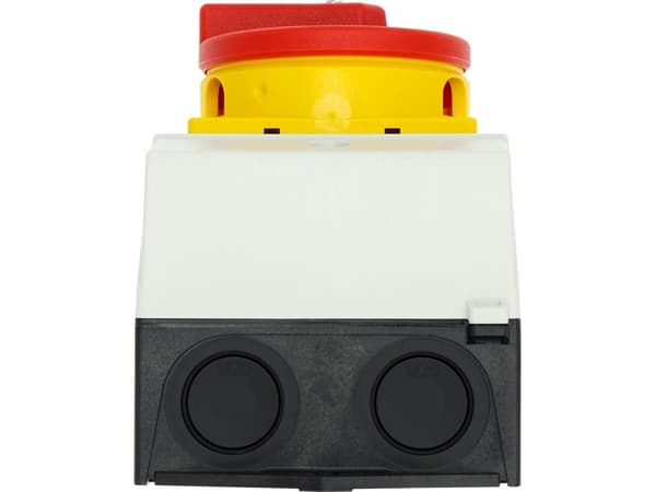 Eaton T0-2-8900/I1/SVB, Vipukytkin, 3P, Punainen, Valkoinen, Keltainen, IP65, 80 mm, 110 mm