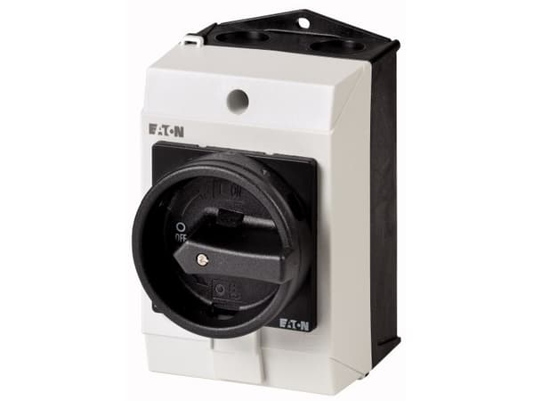 Eaton T0-3-8342/I1/SVB-SW, Vippströmställare, 6P, Svart, Vit, IP65, 80 mm, 130 mm