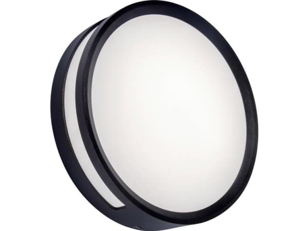 LUTEC ROLA, Taklys, Grå, Hvit, Aluminium, Polykarbonat (PC), IP54, Fasade, I
