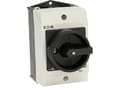 Miniatyrbild 3 av 5: Eaton T0-2-1/I1/SVB-SW, Vippströmställare, 3P, Svart, Vit, IP65, 80 mm, 110 mm