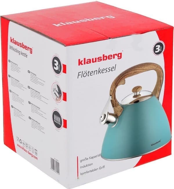 Klausberg KETTLE WITH WHISTLER KLAUSBERG 3L KB-7263