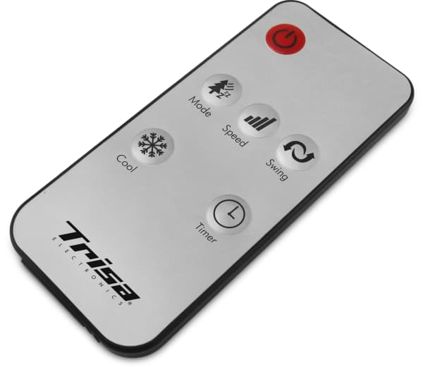 Trisa 9356.7010, Husholdningstårnvifte, Hvit, Gulv, 65 dB, 120°, Knapper, Trådløs