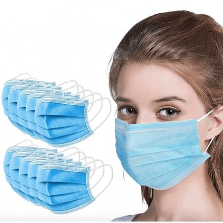200pcs Mouthguard Face Mask IN 3 LAYERS CE