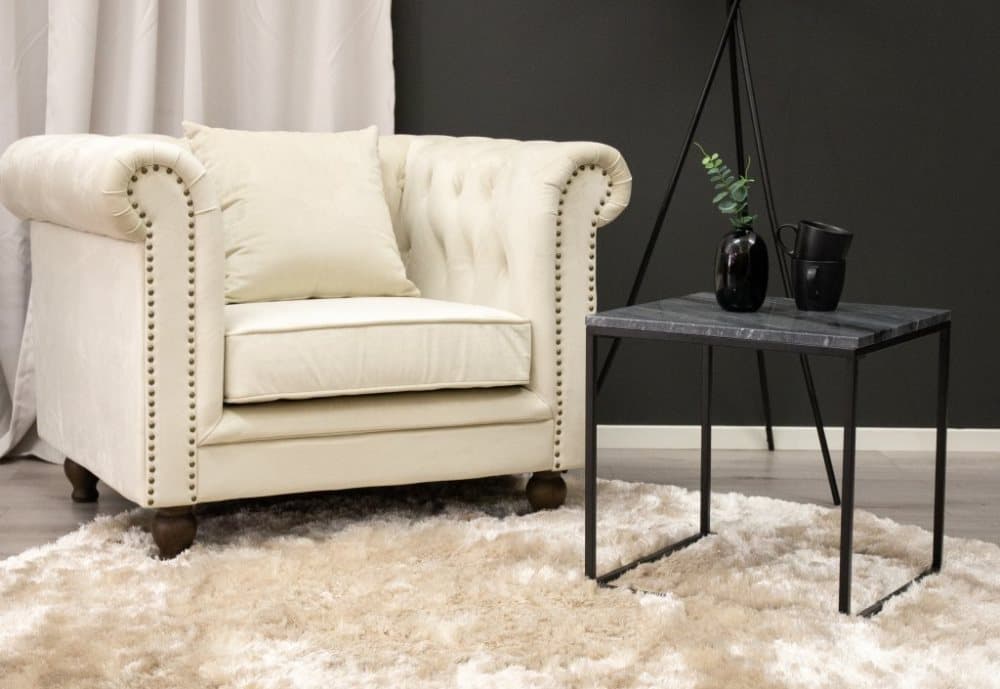 Velvet Fåtölj Beige