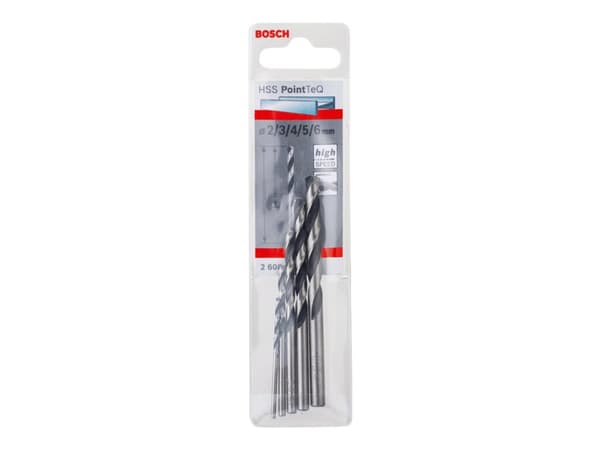 Bosch METALBORSÆT POINTTEC HSS-R 2-6MM 5STK 5STK