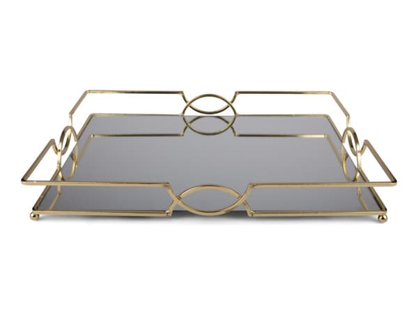FORM Living Skive Spejl guld / metal