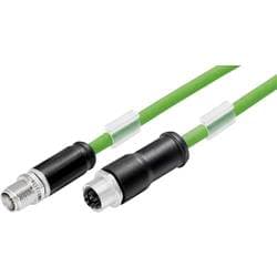 Binder 79 9724 020 08 Sensor- /aktor-tilslutningsledning M12 Stik, lige, Kobling, lige 2.00 m 1 stk