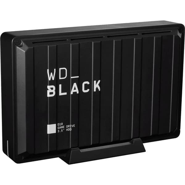 WD Black D10 Game Drive 8 TB Extern hårddisk 3.5 USB 3.2 Gen 1 Svart WDBA3P0080HBK-EESN