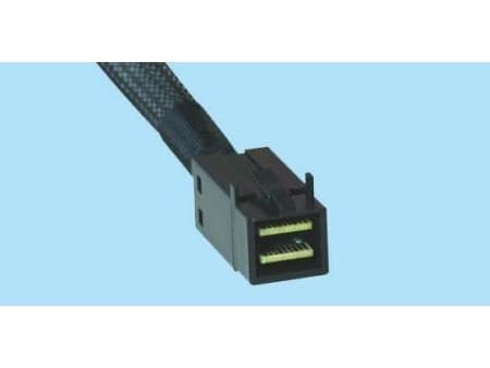 Supermicro CBL-SAST-0550, 0,25 m, Mini SAS HD, Mini SAS HD, Musta
