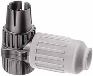Triax KOKWI 3, KOKWI 3 IEC coax, Valkoinen, Naaras, Kulmikas