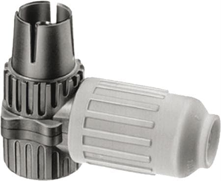 Triax KOKWI 3, KOKWI 3 IEC coax, Valkoinen, Naaras, Kulmikas