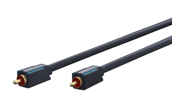 ClickTronic 3m Audio Cable, RCA, Hankjønn, RCA, Hankjønn, 3 m, Blå