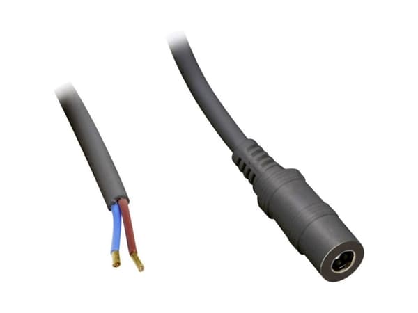 TRU COMPONENTS Pienjänniteliitäntäkaapeli Pienjänniteliitäntä - avoin pää 5,50 mm 2,50 mm 30,00 cm 1 kpl 1 kpl