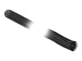 Miniatyrbild 3 av 4: Delock Braided Sleeving with Hook-and-Loop Fastener - Kabelhölje - 2 m - svart