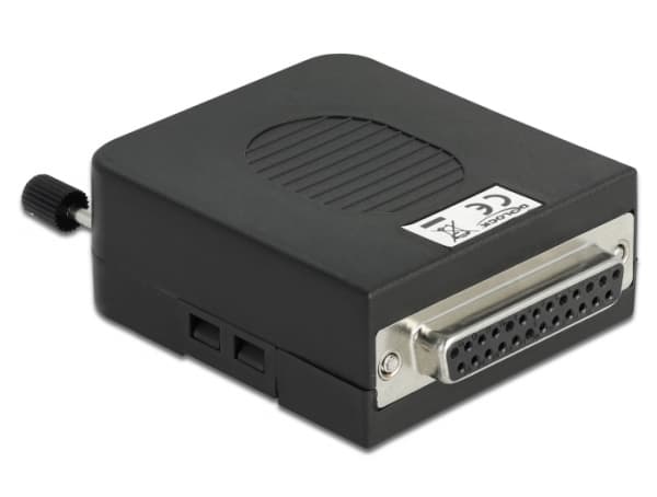 Delock - Parallell adapter - DB-25 (hona) till 26 pin terminal block - tumskruvar