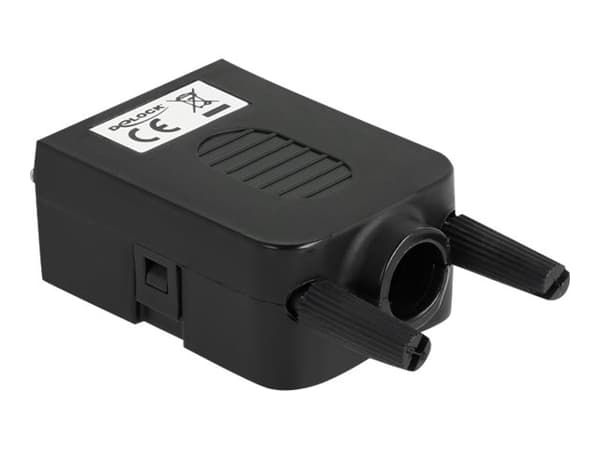 Delock - VGA-adapter - 15 pin D-Sub (DB-15) (hunn) til 10-pins terminalblokk - tommelskruer