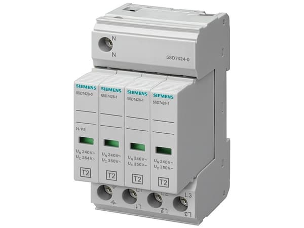 Overspænding 5SD7 C/T2/II 350V TN-S/TT