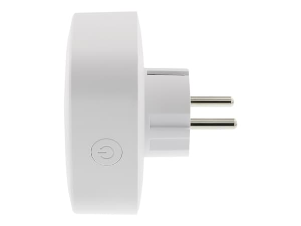 DELTACO SH-P01E - Smart kontakt - trådlös - 802.11b/g/n - 2.4 Ghz - vit