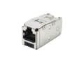 Miniatyrbild 2 av 2: Panduit RJ45 TG-Mini Jack kat 6, Sort, Sølv
